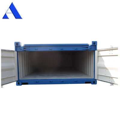 20ft Half Height Soft Open Top Container with Tarpaulin Roof Cover BV Certified High Capacity Bulk Ore Storage Solution