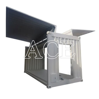SPA-H Corten-A 20ft Electric Hydraulic Wing Flying Opening Dry Shipping Container Side Door with Side Open Design