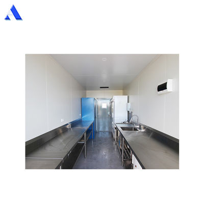 20ft Mobile Shipping Container Commercial Kitchen with Modern Design Style and Corten-A Customization