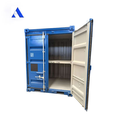 DNV 2.7-1 Standard 6ft Offshore Dry Container with Middle Deck Steel and Corten Material Optional Color/Logo