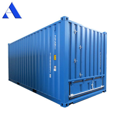 Top Loading Front Unloading Steel Floor 20ft Dry Cargo Grain Intermediate Bulk Storage ISO Shipping Container