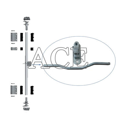 High Security Shipping Containers Door lock set Silver Forged or Flat Handle with ISO Spare Parts and Accessories