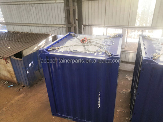 ISO 10855 Standard 8ft Mini Storage Box Container with External Dimensions of 2438 x 2438 x 2896 mm and 8100 kgs Payload