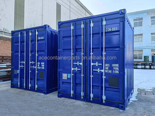 ISO 10855 Standard 8ft Mini Storage Box Container with External Dimensions of 2438 x 2438 x 2896 mm and 8100 kgs Payload