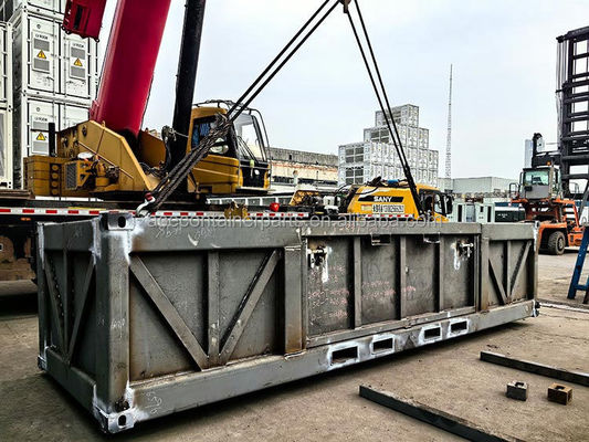 DNV 2.7-1 / ISO 10855 Standard 6.6m Offshore Cargo Basket with 4 Legs Made of Corten Steel and Certified by BV