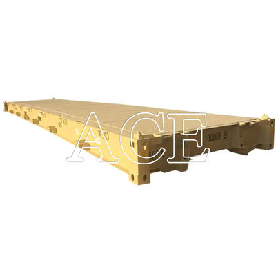 12 Meters 40 Foot CSC Certified Dry Steel Container Platform with Internal Dimensions of 12192 x 2438 x 482 mm