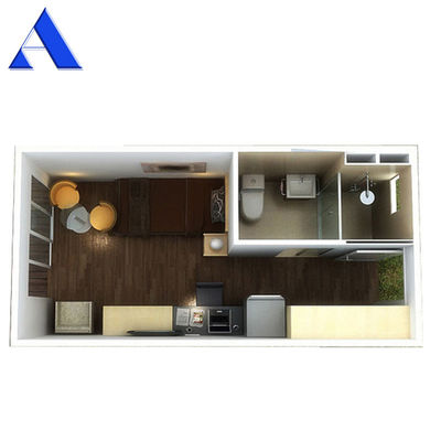 Custom Made Luxury Prefab Container House Flexible Design with Aluminum Window and 20ft Shipping Container