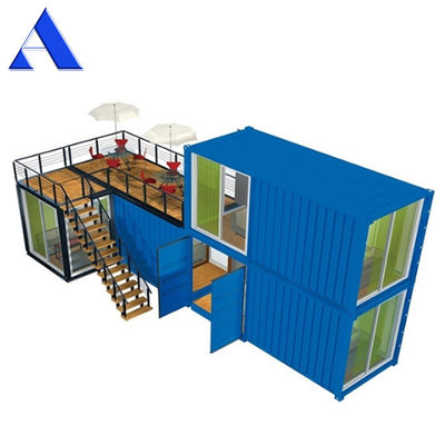 Custom Made Luxury Prefab Container House Flexible Design with Aluminum Window and 20ft Shipping Container