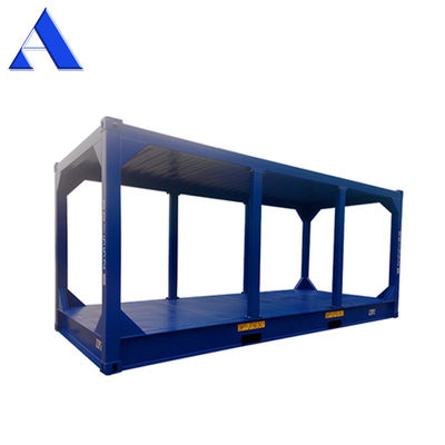 Convenient and Mobile 20ft Modified Shipping Container Frames with Corten Steel or Galvanized Material