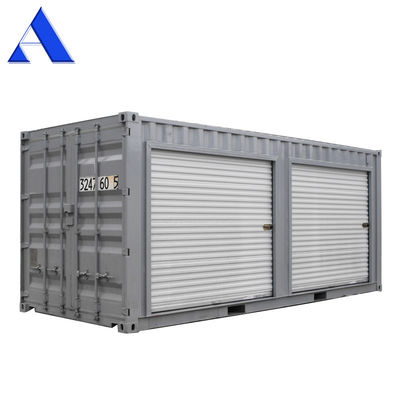 Secure Roller Shutter Side Door Open Pop Up Mobile Shipping 20ft Movable Portable Self Storage for Shipping Containers