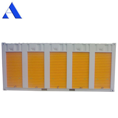 Secure Roller Shutter Side Door Open Pop Up Mobile Shipping 20ft Movable Portable Self Storage for Shipping Containers