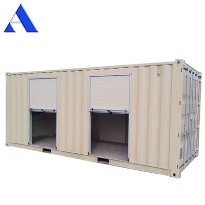 Secure Roller Shutter Side Door Open Pop Up Mobile Shipping 20ft Movable Portable Self Storage for Shipping Containers
