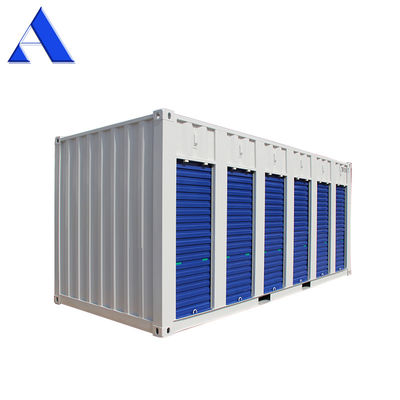 Secure Roller Shutter Side Door Open Pop Up Mobile Shipping 20ft Movable Portable Self Storage for Shipping Containers