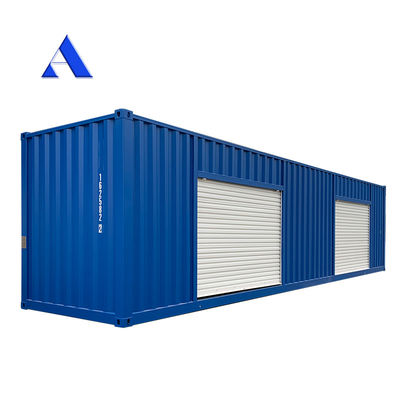 Pop Up Roller Shutter Side Door 20ft 40ft Self Storage Shipping Container in Shandong Hebei with Floor Plywood or Steel