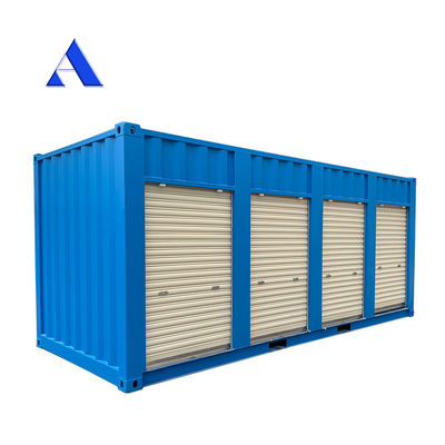 Pop Up Roller Shutter Side Door 20ft 40ft Self Storage Shipping Container in Shandong Hebei with Floor Plywood or Steel