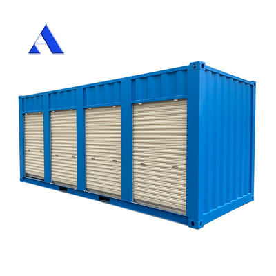 Pop Up Roller Shutter Side Door 20ft 40ft Self Storage Shipping Container in Shandong Hebei with Floor Plywood or Steel