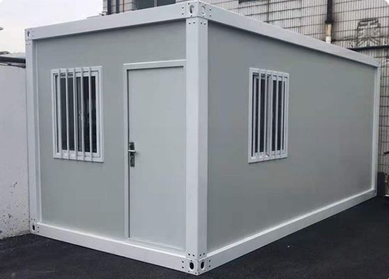 1 Door 3m 6m 7m Length Quick Made Easy Build Assembly 20ft Flat Pack Container House Office with Optional Toilet and Shower