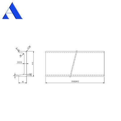 12mm RCP Corner Post Shipping Container Spare Parts and Accessories with Zinc Shop Primer Coating