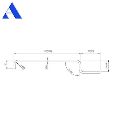 12mm RCP Corner Post Shipping Container Spare Parts and Accessories with Zinc Shop Primer Coating