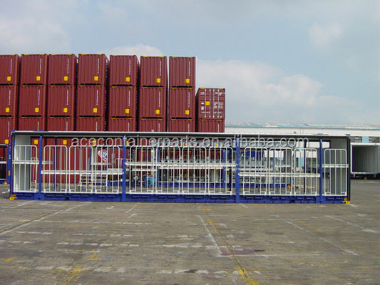12192 x 2550 x 2896 mm High Cube 40ft Shipping Container with PVC Curtain Side Door