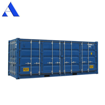 Convenient Cargo Handling 20ft Fully Side Opening Dry Shipping Container with Open Side Door and Steel Floor