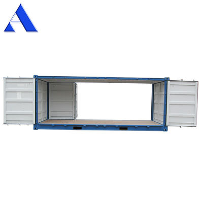Convenient Cargo Handling 20ft Fully Side Opening Dry Shipping Container with Open Side Door and Steel Floor