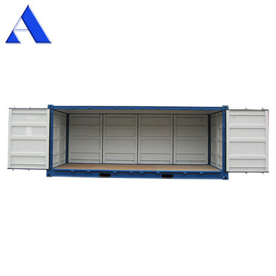 Convenient Cargo Handling 20ft Fully Side Opening Dry Shipping Container with Open Side Door and Steel Floor