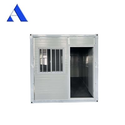 Fast Install Foldable Collapsible 20ft 6m Flat Rack Storage Container House with Sandwich Panel