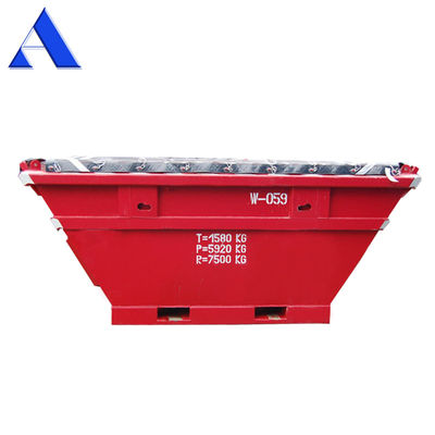3789mm Length 6.5 CBM DNV Standard Steel Offshore Waste Skip Onshore Rubbish Container Transportation for Waste Disposal