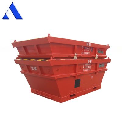 3789mm Length 6.5 CBM DNV Standard Steel Offshore Waste Skip Onshore Rubbish Container Transportation for Waste Disposal