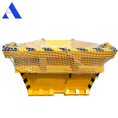 3789mm Length 6.5 CBM DNV Standard Steel Offshore Waste Skip Onshore Rubbish Container Transportation for Waste Disposal