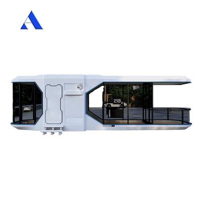 2024 Prefab Luxury Modular Modern Apple Cabin Space Capsule Container House Maison Capsule Spatiale for Mgo Board and PVC Floor