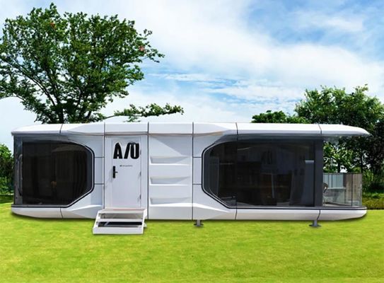 2024 Prefab Luxury Modular Modern Apple Cabin Space Capsule Container House Maison Capsule Spatiale for Mgo Board and PVC Floor