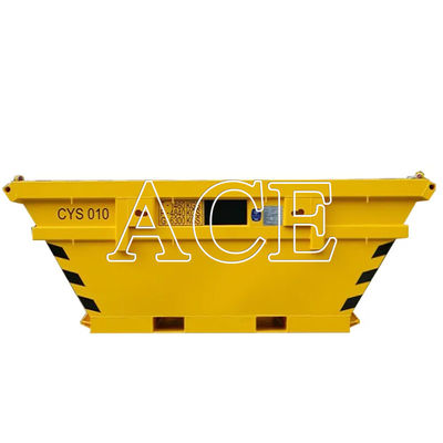 13' CortenA Steel Offshore Drilling Waste Skip Container for DNV2.7-1 Compliant Environmentally Friendly Disposal
