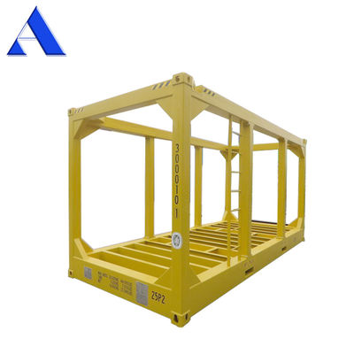 Steel Floor DNV 2.7-1 20ft High Cube Offshore Lifting Frame Capacity 30.8 CBM Gas and Oil Drilling