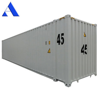 Customized Color 45ft High Cube HC Shipping Container for Sea Transportation CSC Certificate and Strong Steel Construction