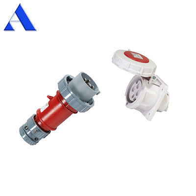 Industrial Plastic Electrical Plug and Socket for Reefer Container Spare Parts Rated Voltage 400V