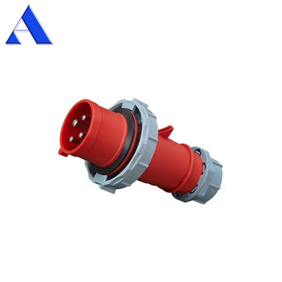 Industrial Plastic Electrical Plug and Socket for Reefer Container Spare Parts Rated Voltage 400V