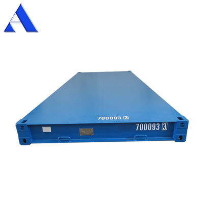 20ft Heavy-Duty Steel Floor Shipping Container Platform for Maximum Payload 45000kg and 30 cbm Capacity