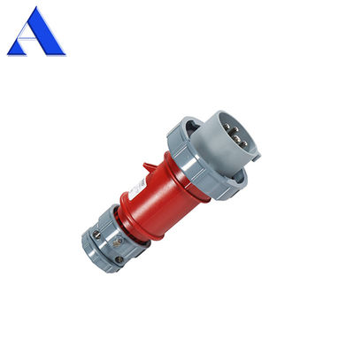 Industrial Plastic Electrical Plug and Socket for Reefer Container Spare Parts Rated Voltage 400V