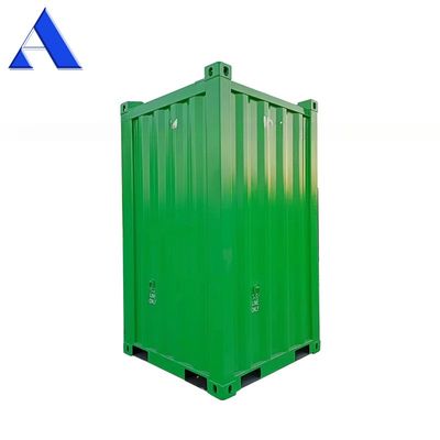 6ft Mini Contenedor Offshore DNV Shipping Container with Steel Floor Portable CCU Closed Drilling Box and Optional Sling Set