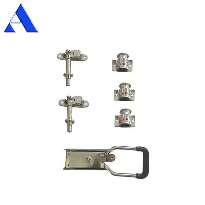 Stainless Steel Door Locking Gear for Reefer Truck Trailer Door Handle Lock and Refrigerated Truck Accessories