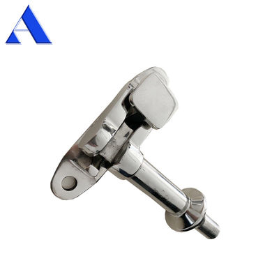 304 Stainless Steel Truck Body Parts Full Set of 22mm Pipe Polished Truck Container Door Locks for Customized Locking Rod Length