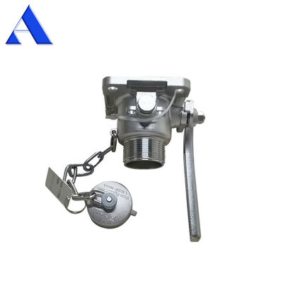 ISO Tank Container Spare Parts and Accessories 1.5'' BSP Air Inlet Ball Valve with Temperature Gauge