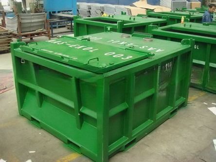 6.5ft LR Certified DNV 2.7-1 Offshore Containers Mud Skip Drill Cutting Skip