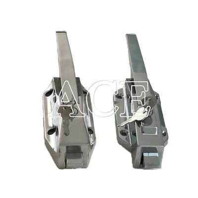 Polished Stainless Steel Cold Room Door Lock for Easy Installation on Shipping Container Trailer