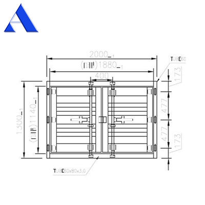 20ft and 40ft Dry Cargo Shipping Container Rear or Side Doors Finished Surface Standard Size As per your requirement