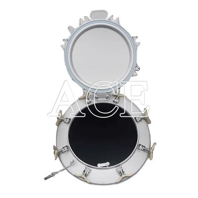 ISO Tank Shipping Container Spare Parts and Accessories 500mm Low Profile Manlid Assembly with Air Inlet Ball Valve 1.5'' BSP