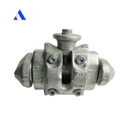Container Twist Lock Steel Horizontal Connector 10ft Hot Dip Galvanized 4.8KGS for Container Connection