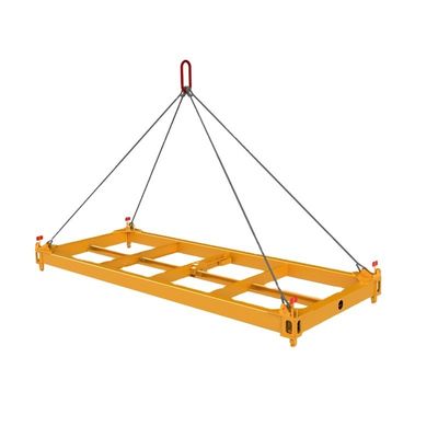 Customized 35T Semi-Automatic 20ft Container Lift Beam for Shipping Containers with Sling and Customizable Payload